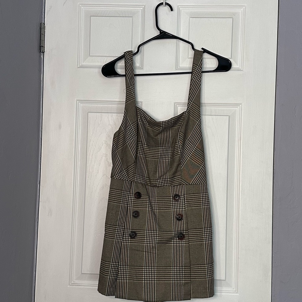 - [ ] Vintage Urban Plaid Skort Overalls